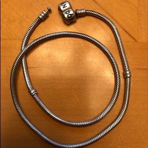 pandora sterling silver necklace